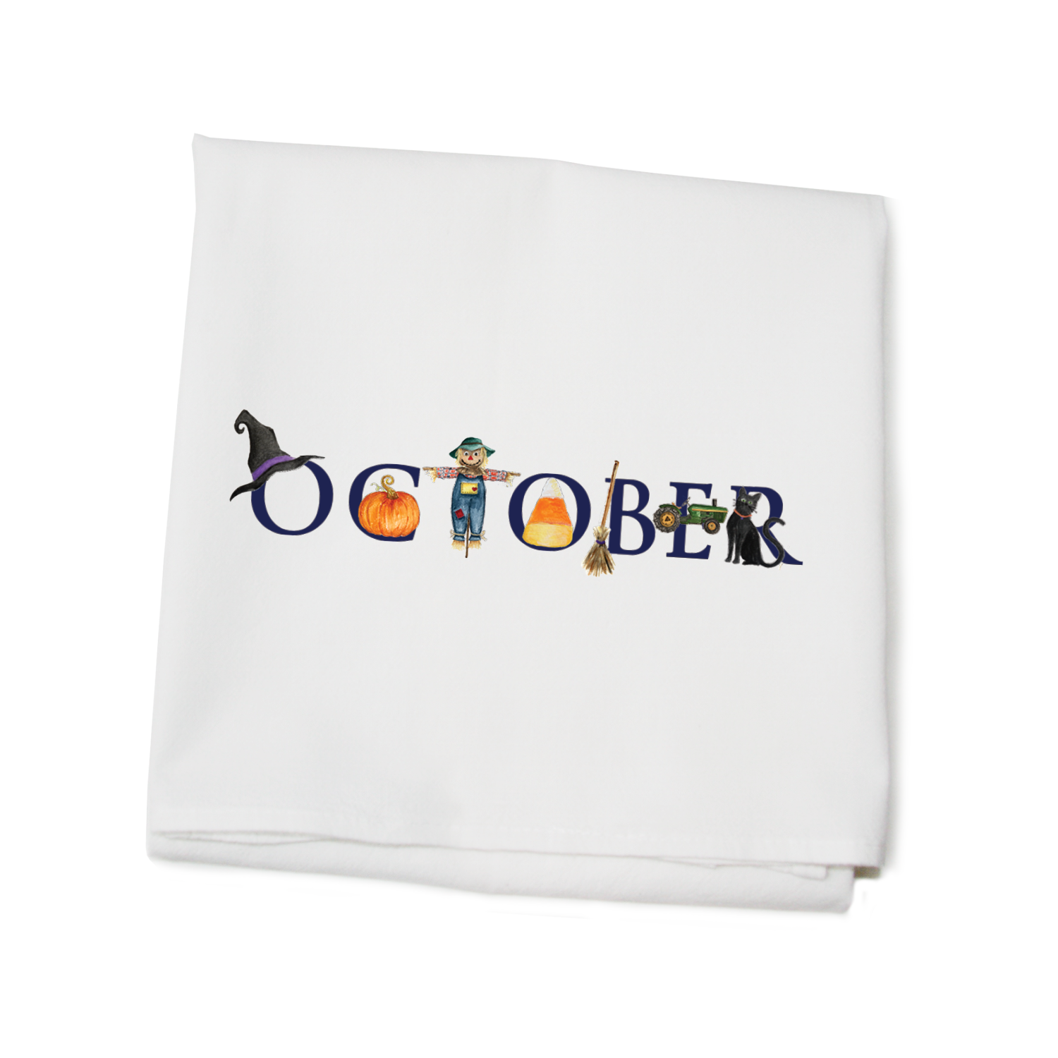 october flour sack towel