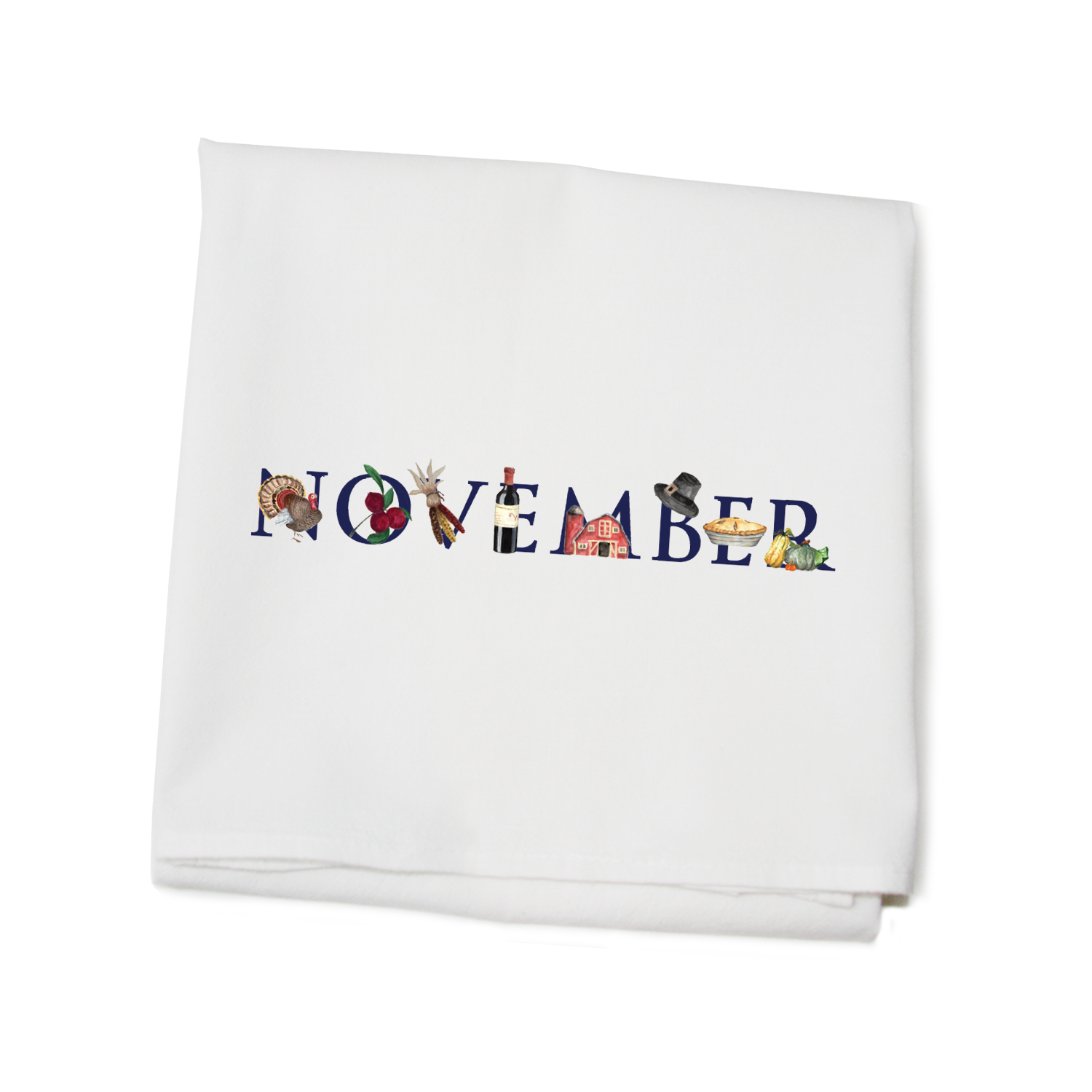 november flour sack towel