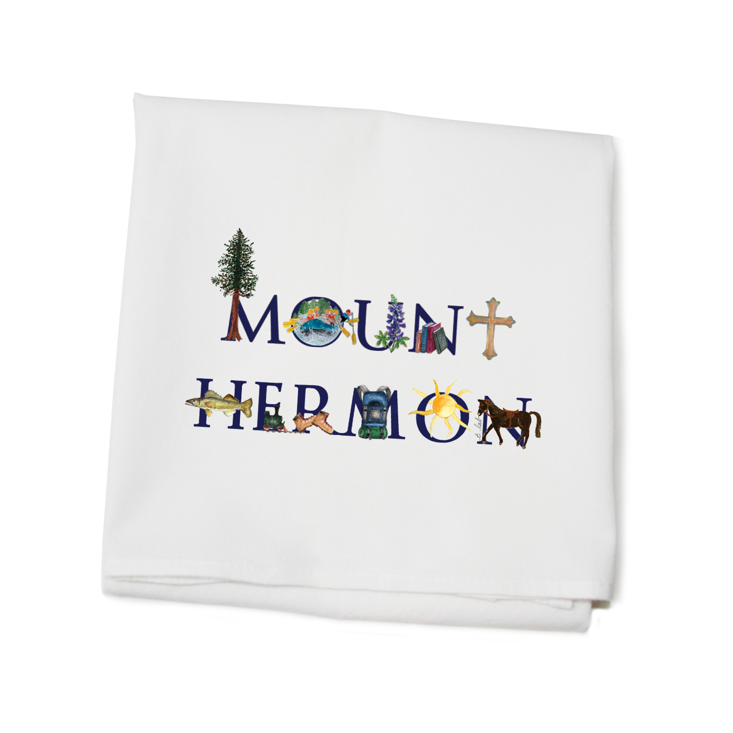 mount hermon flour sack towel