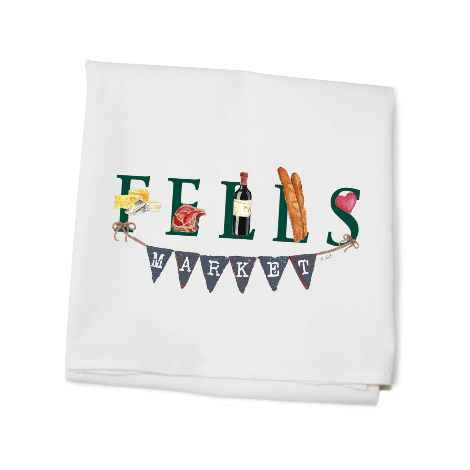 fells market flour sack towel