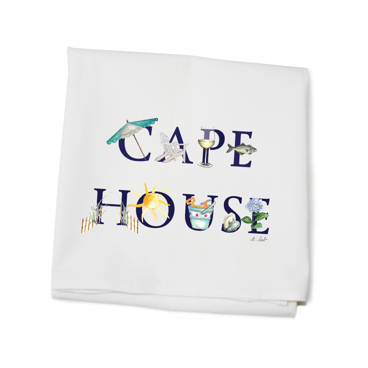 cape house flour sack towel