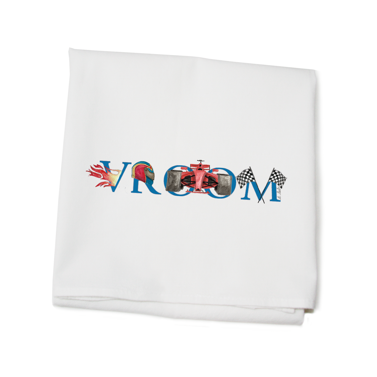 vroom flour sack towel