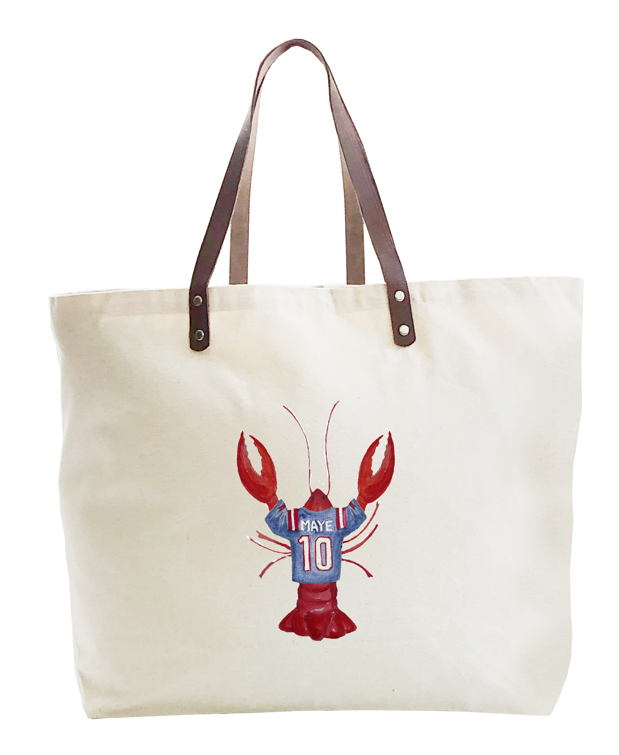 patriots lobster large tote