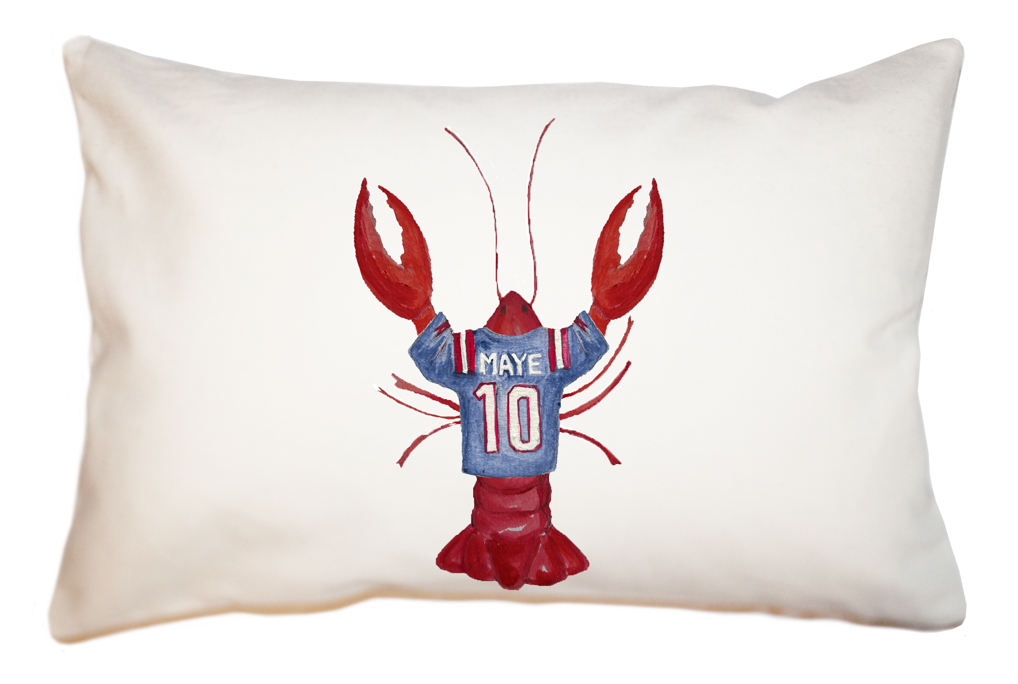patriots lobster large rectangle pillow