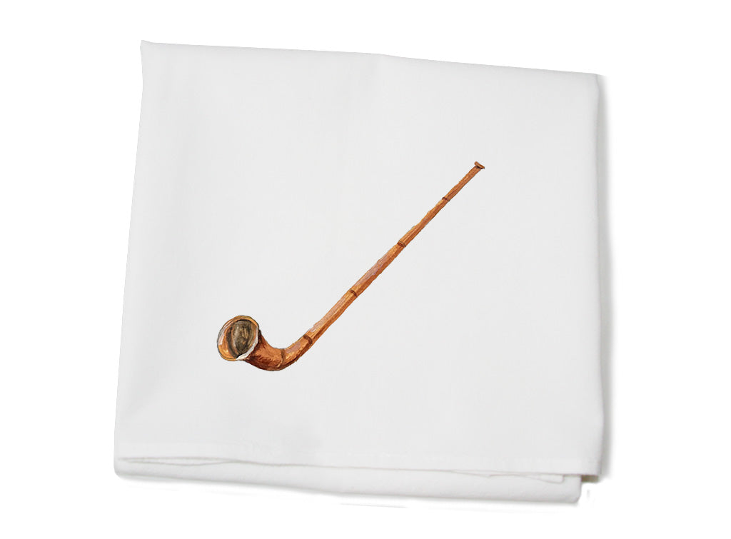 alpine horn alphorn flour sack towel