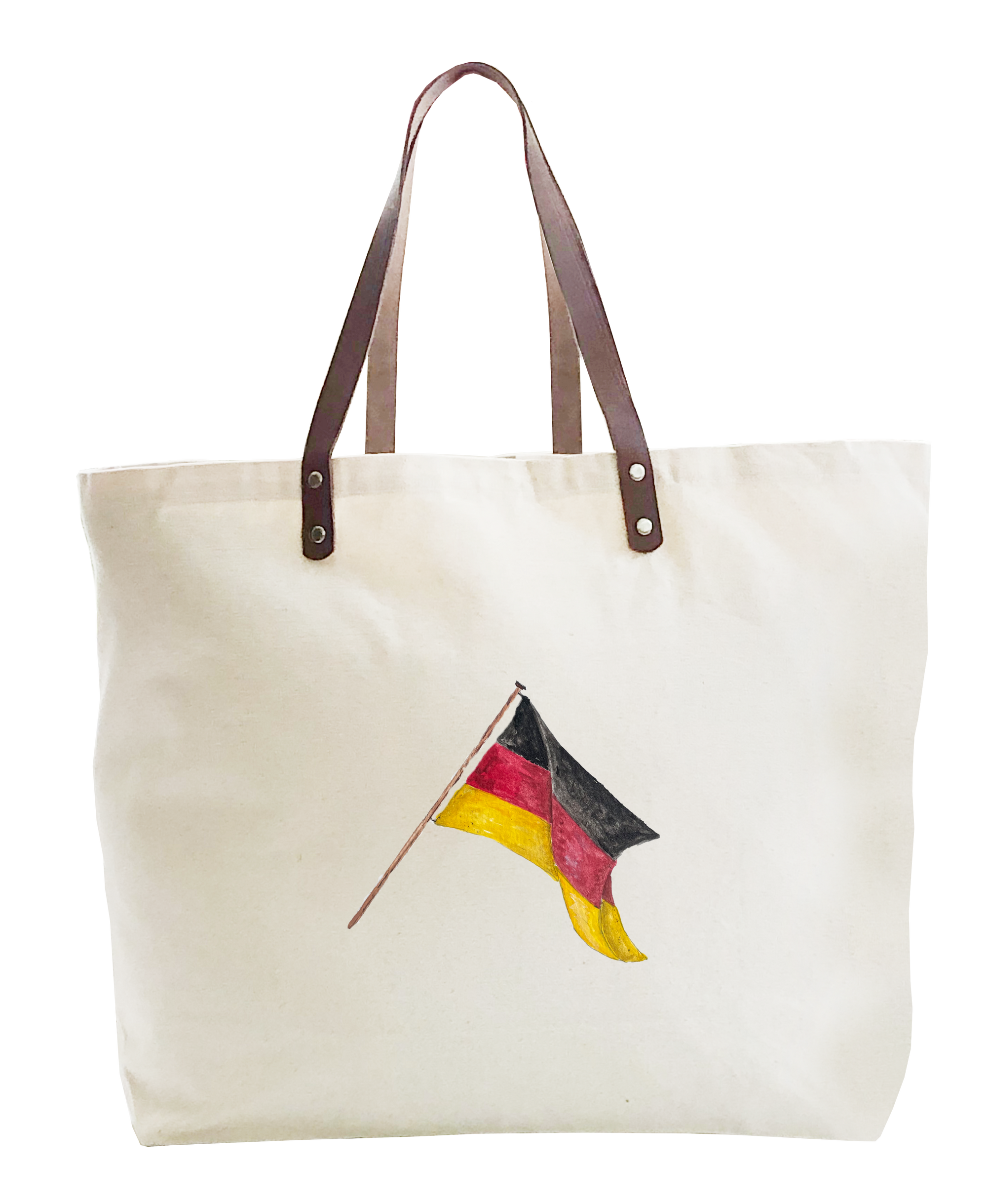 German Flag large tote