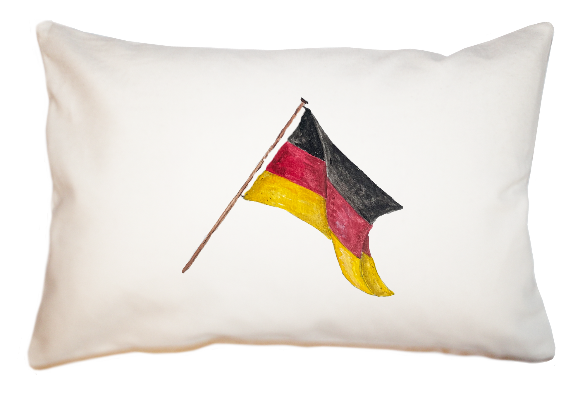 German Flag large rectangle pillow