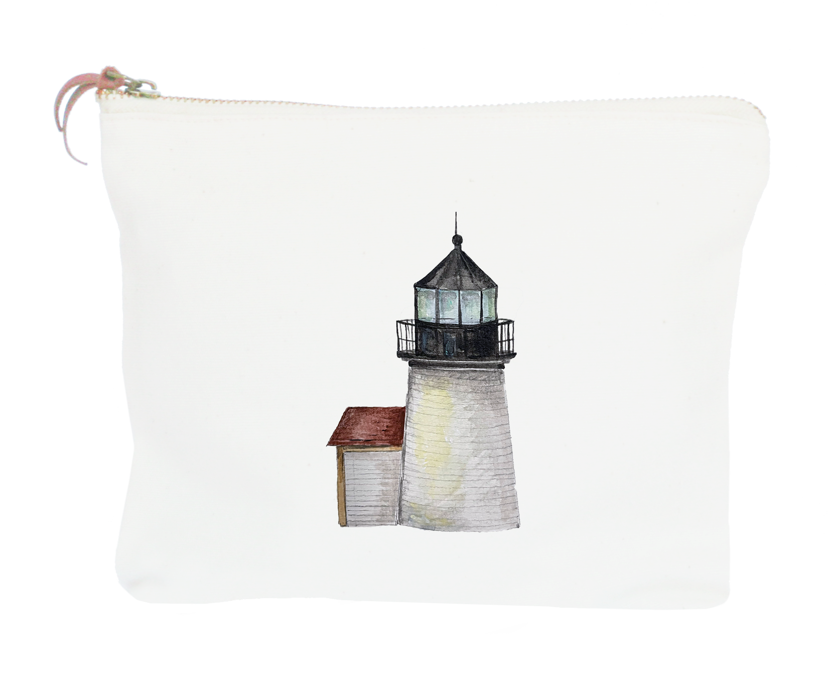 brant point lighthouse 2026 zipper pouch