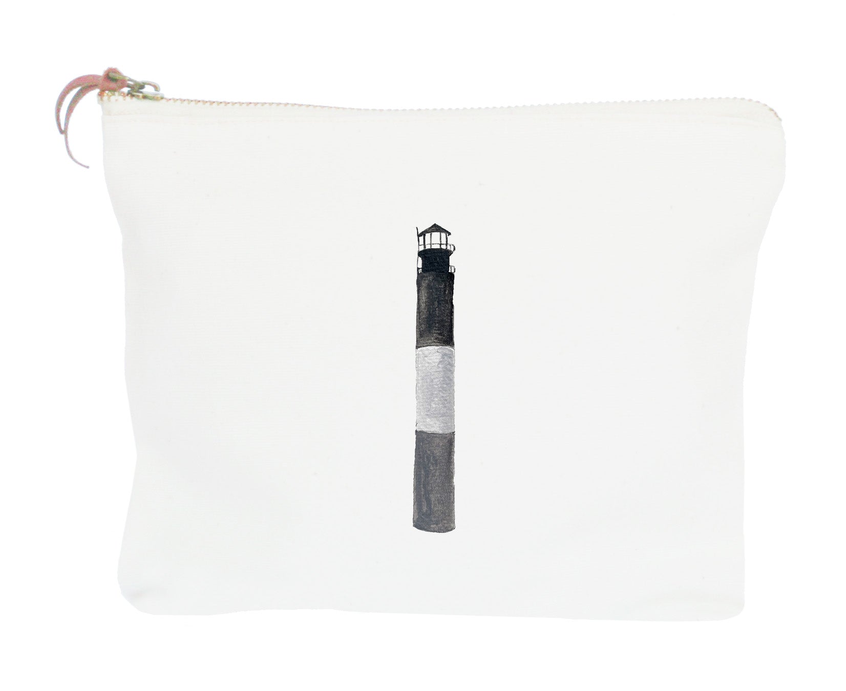 oak island lighthouse zipper pouch