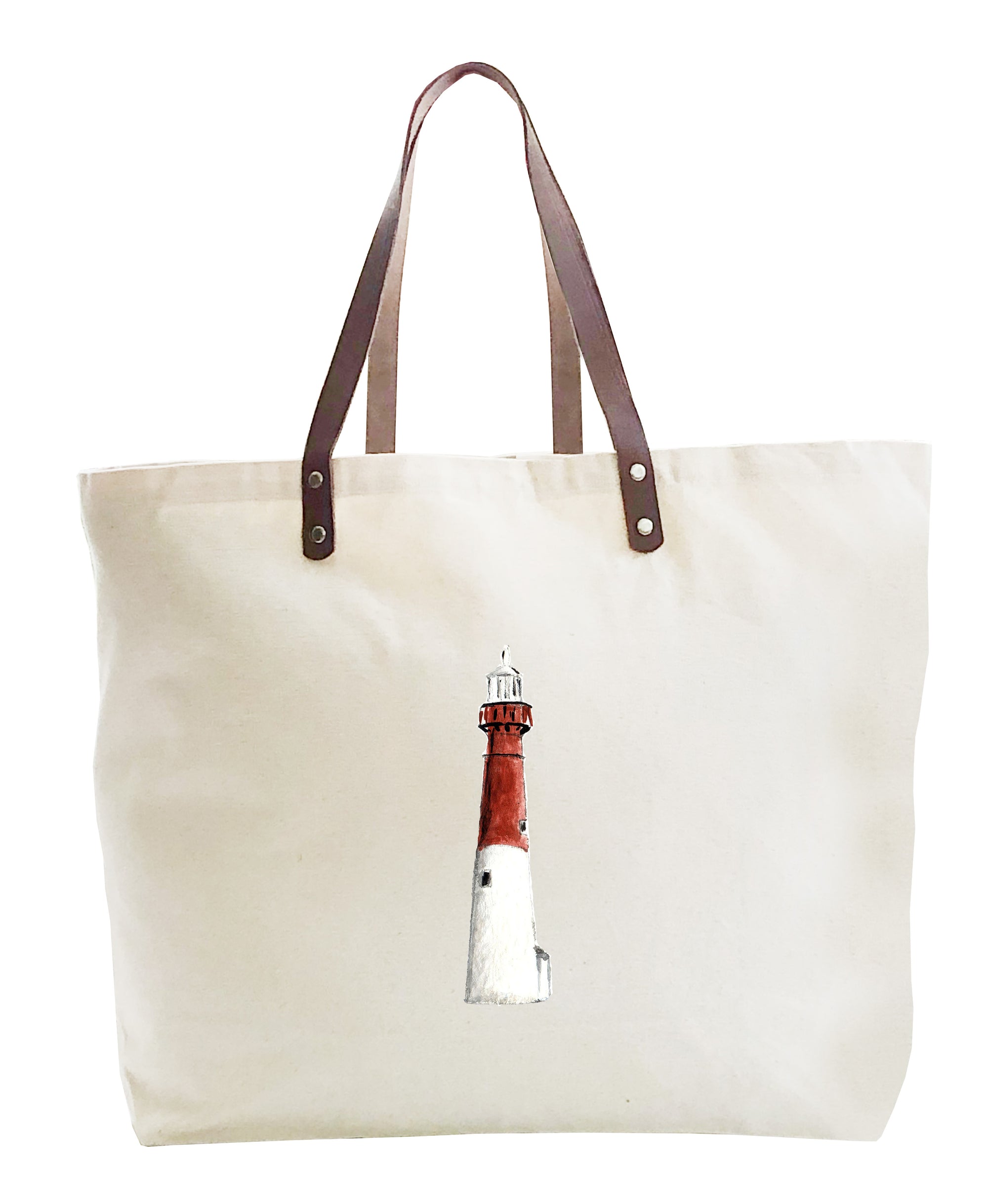 barnegat lighthouse large tote
