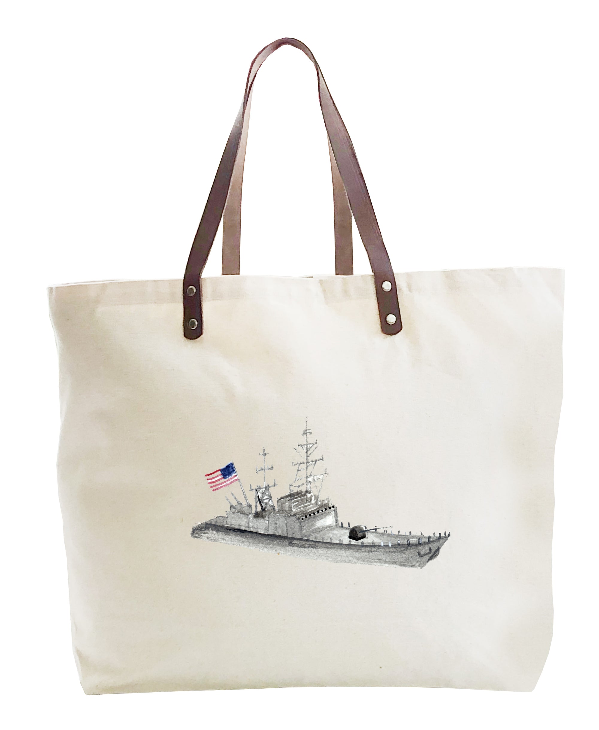 navy ship large tote