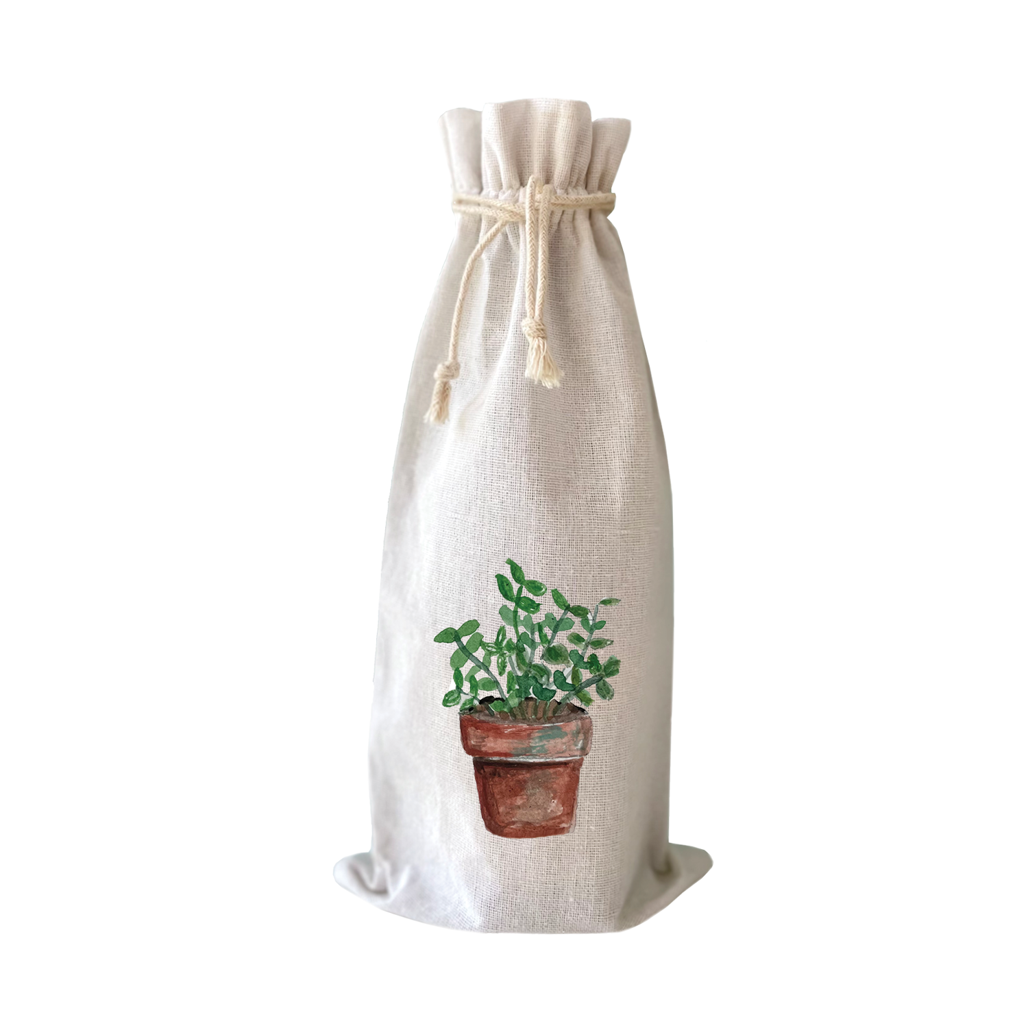 mint in pot wine bag