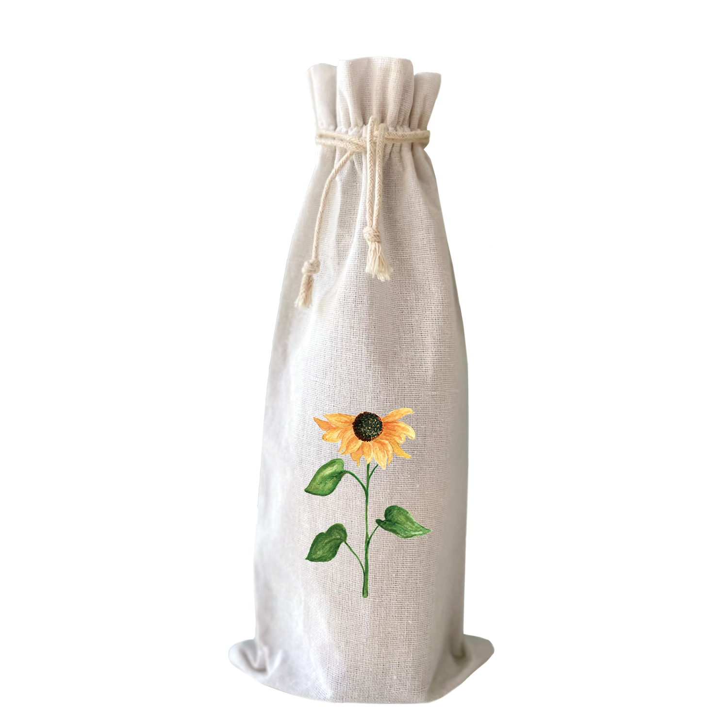 black eyed susan wine bag