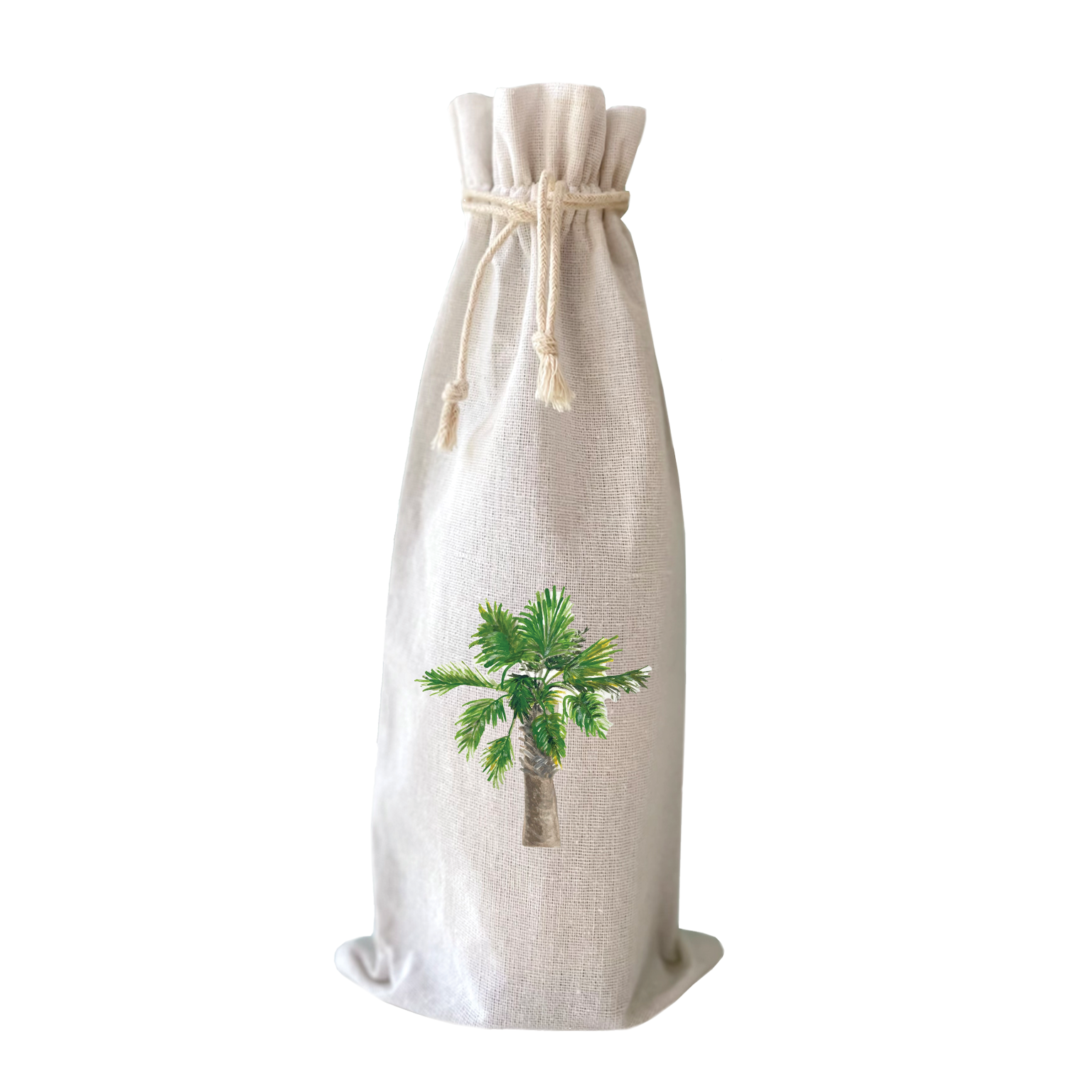 palmetto palm tree wine bag