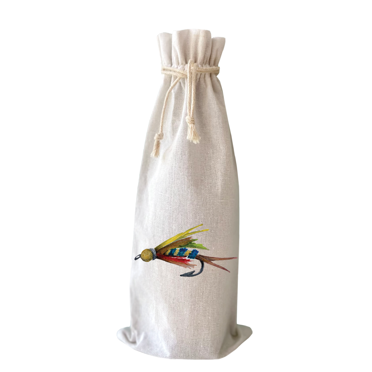 fly fishing lure wine bag