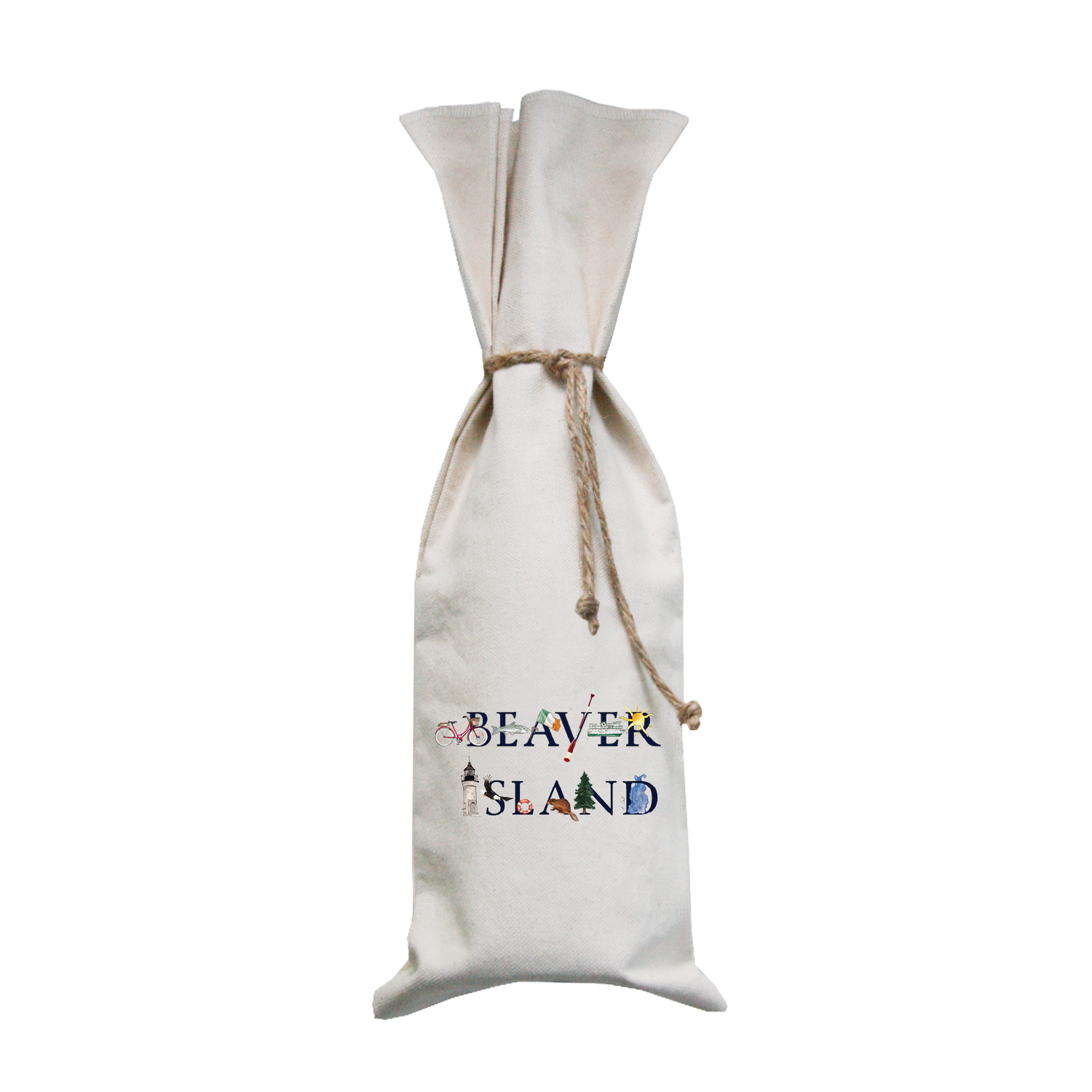 beaver island wine bag