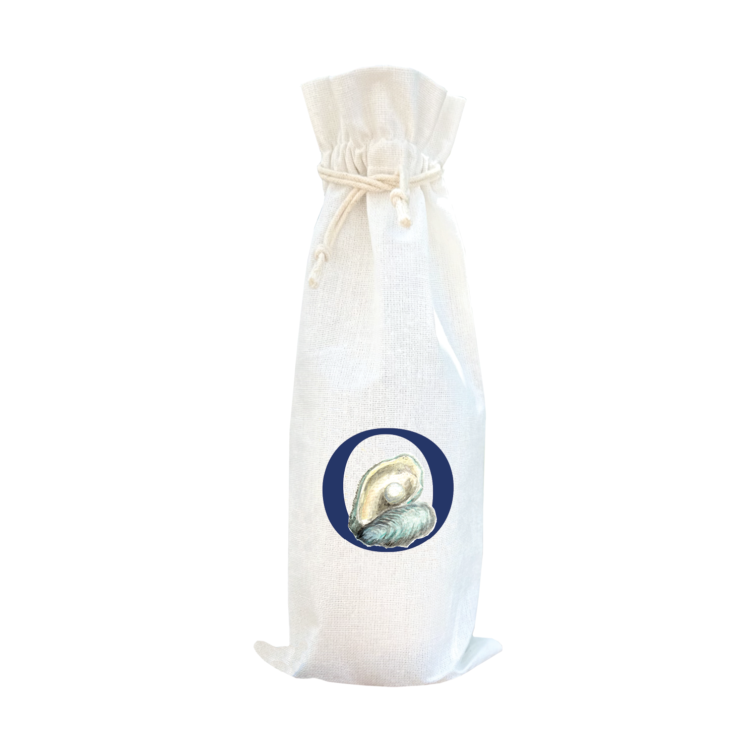 nautical alphabet - O wine bag