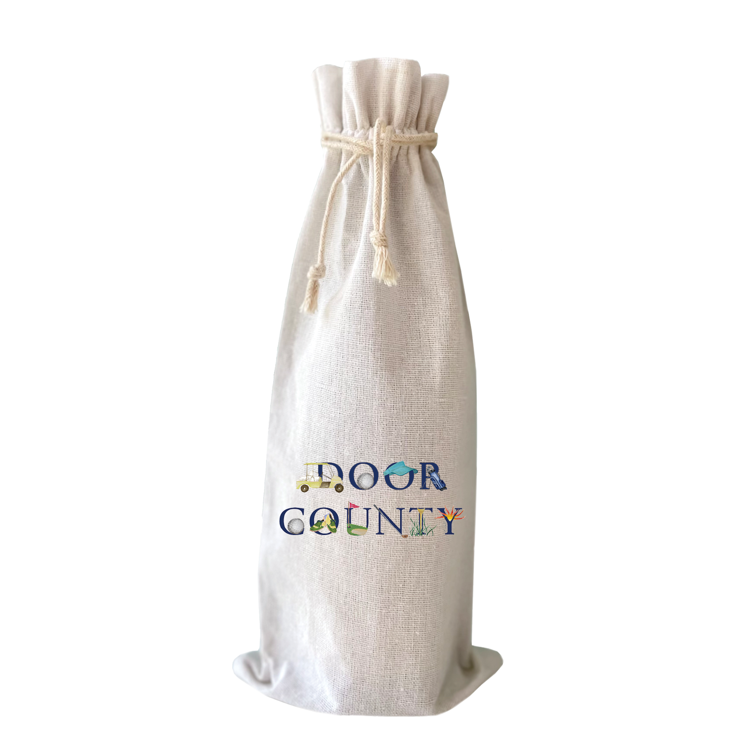 door county golf wine bag