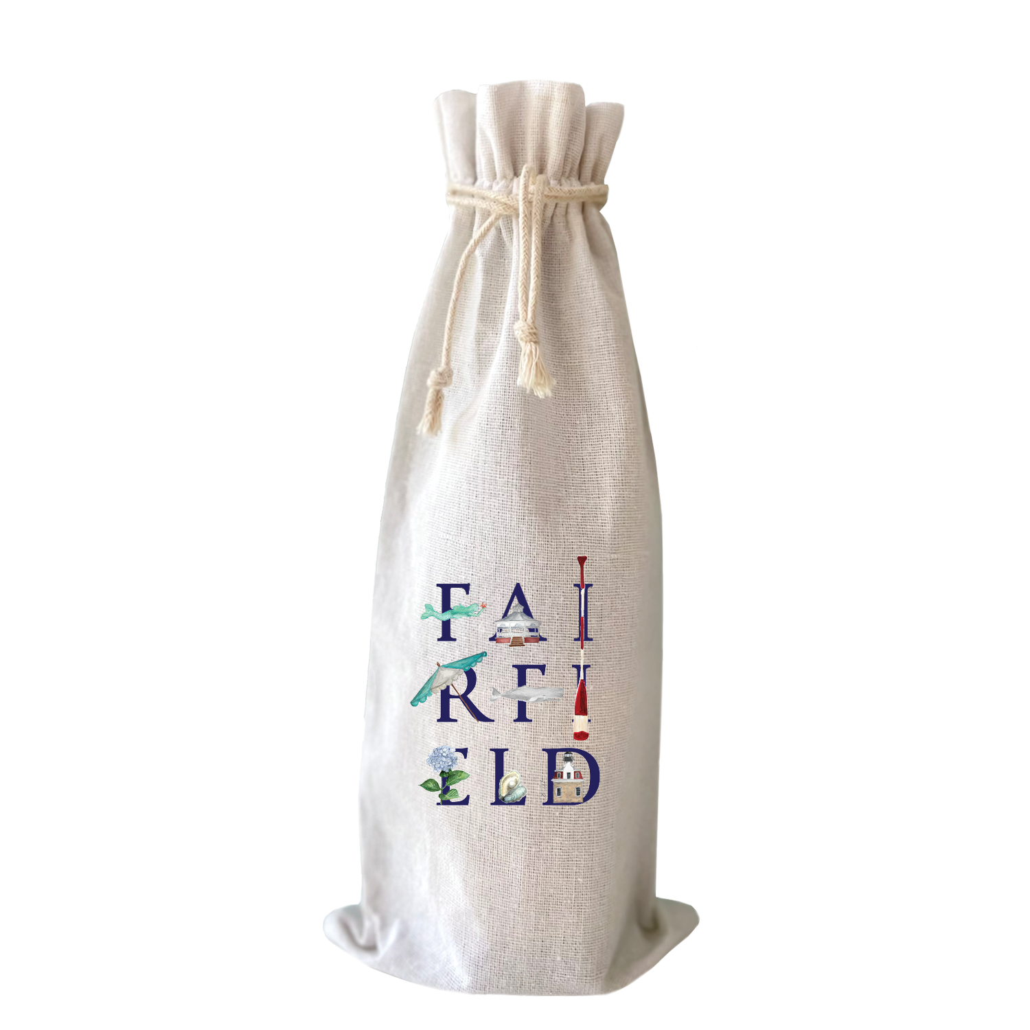 fairfield stacked wine bag
