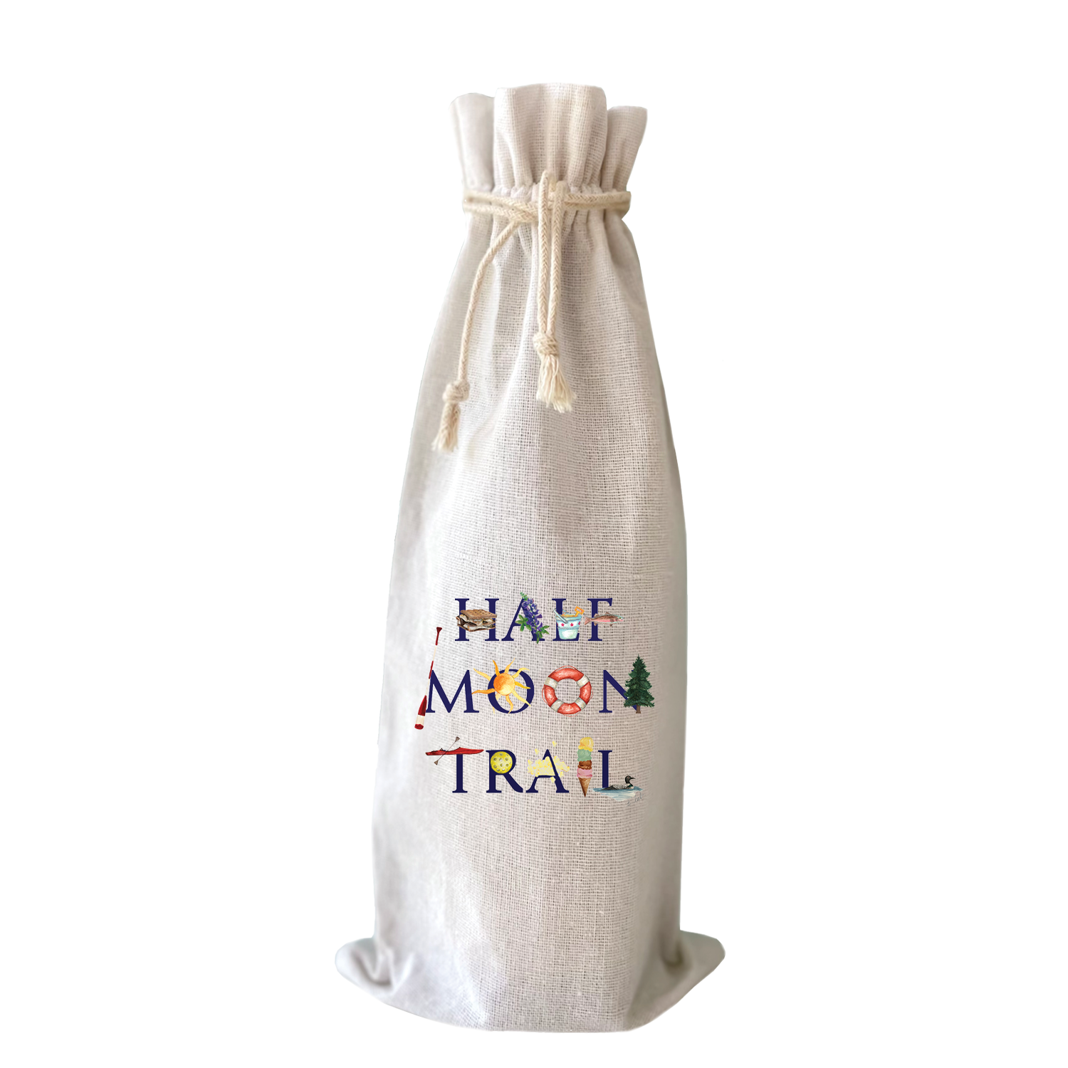 half moon trail wine bag