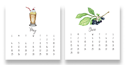 2025 Favorites Desk Calendar with stand (25 % off discount applied in cart)