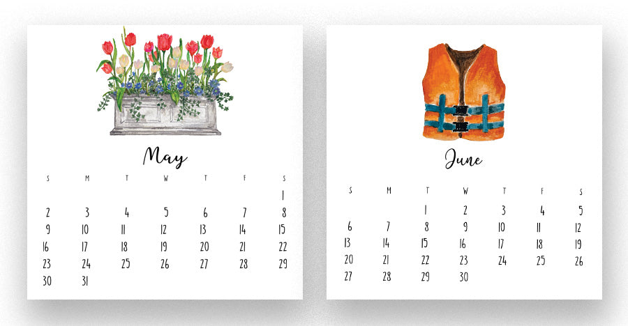 2027 Favorites Desk Calendar WITHOUT stand