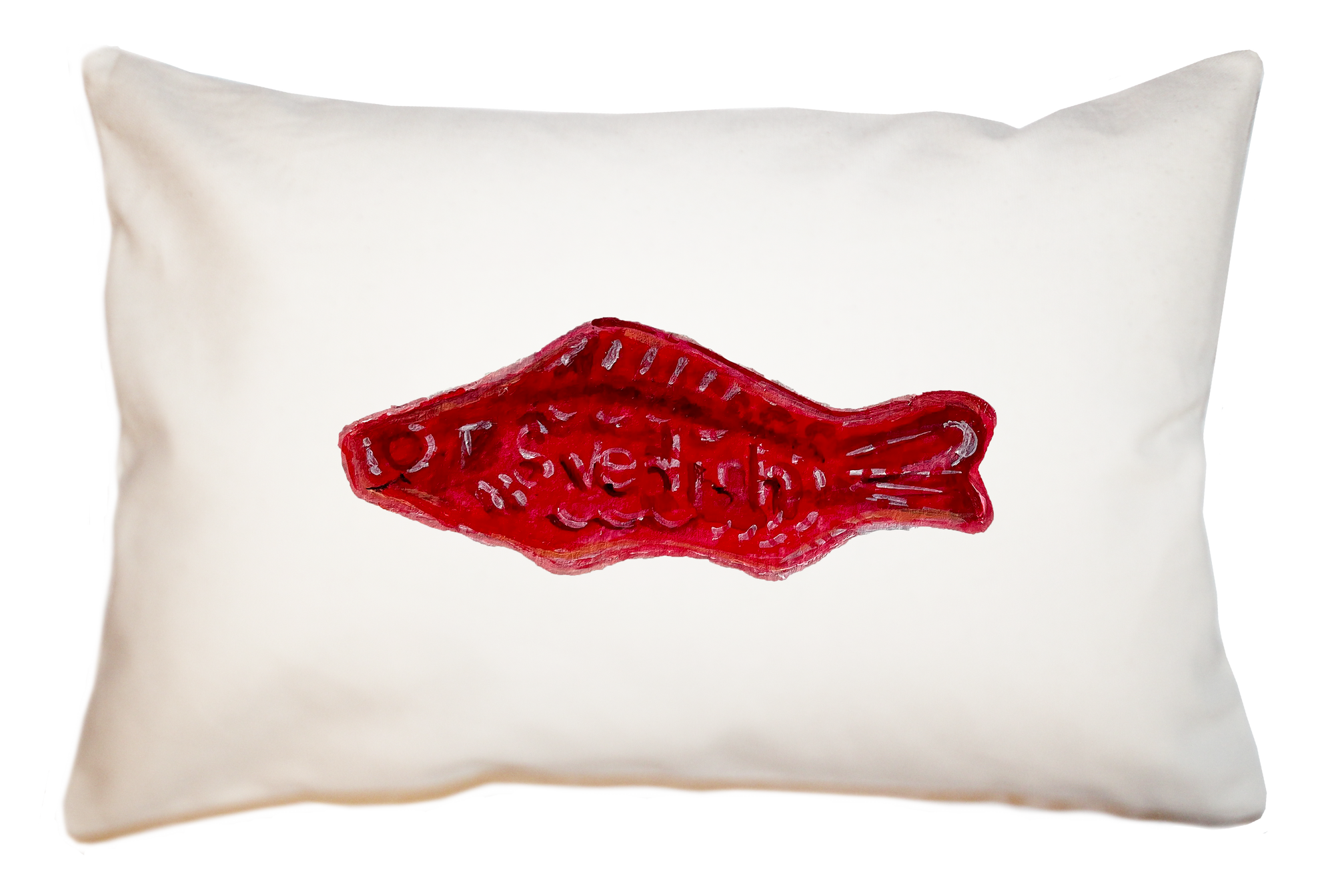 swedish fish large rectangle pillow