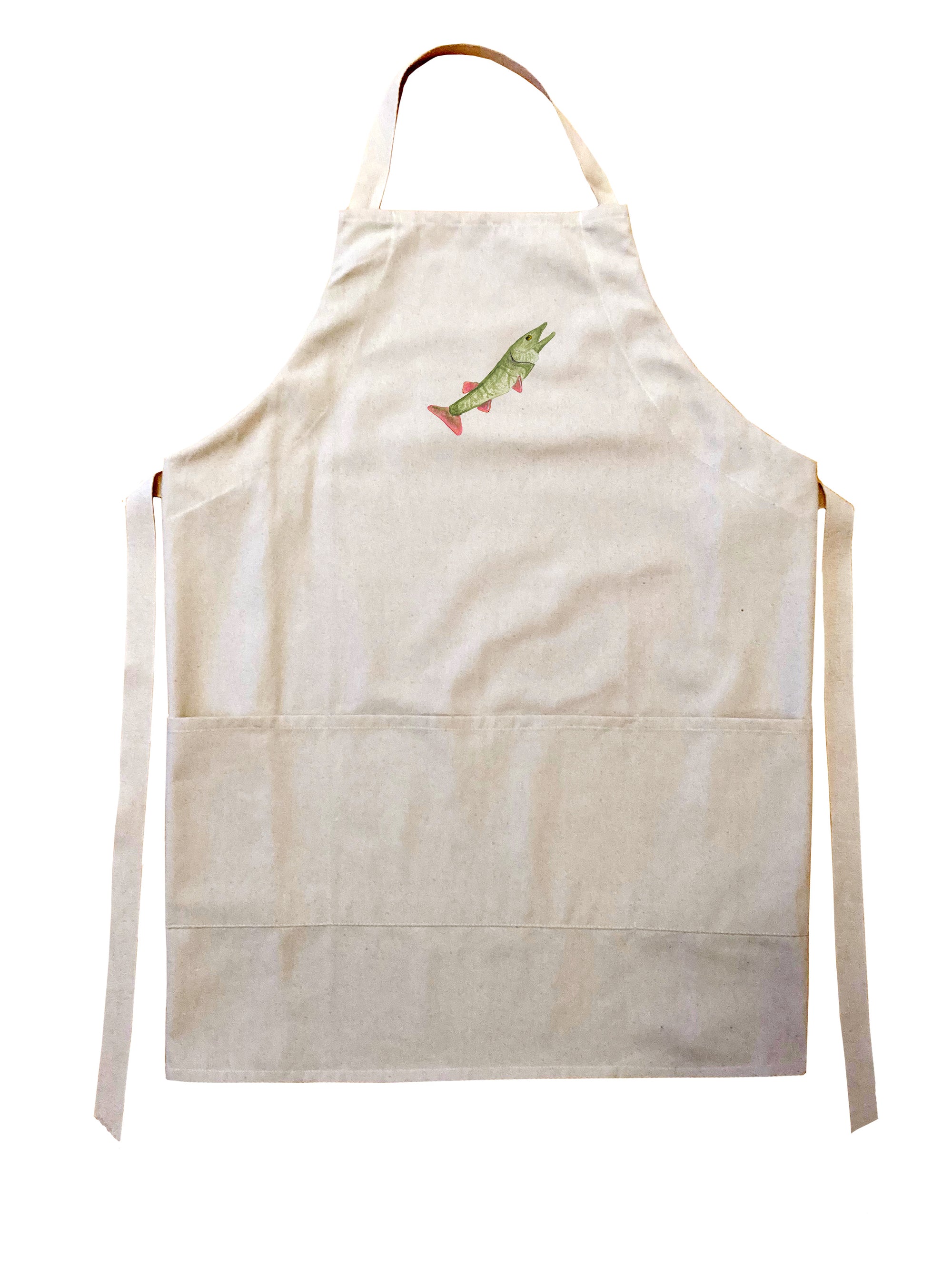 muskellunge muskie fish apron