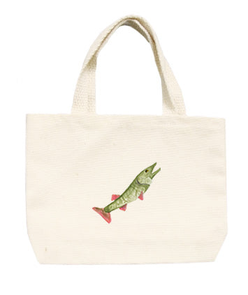 muskellunge muskie fish small tote