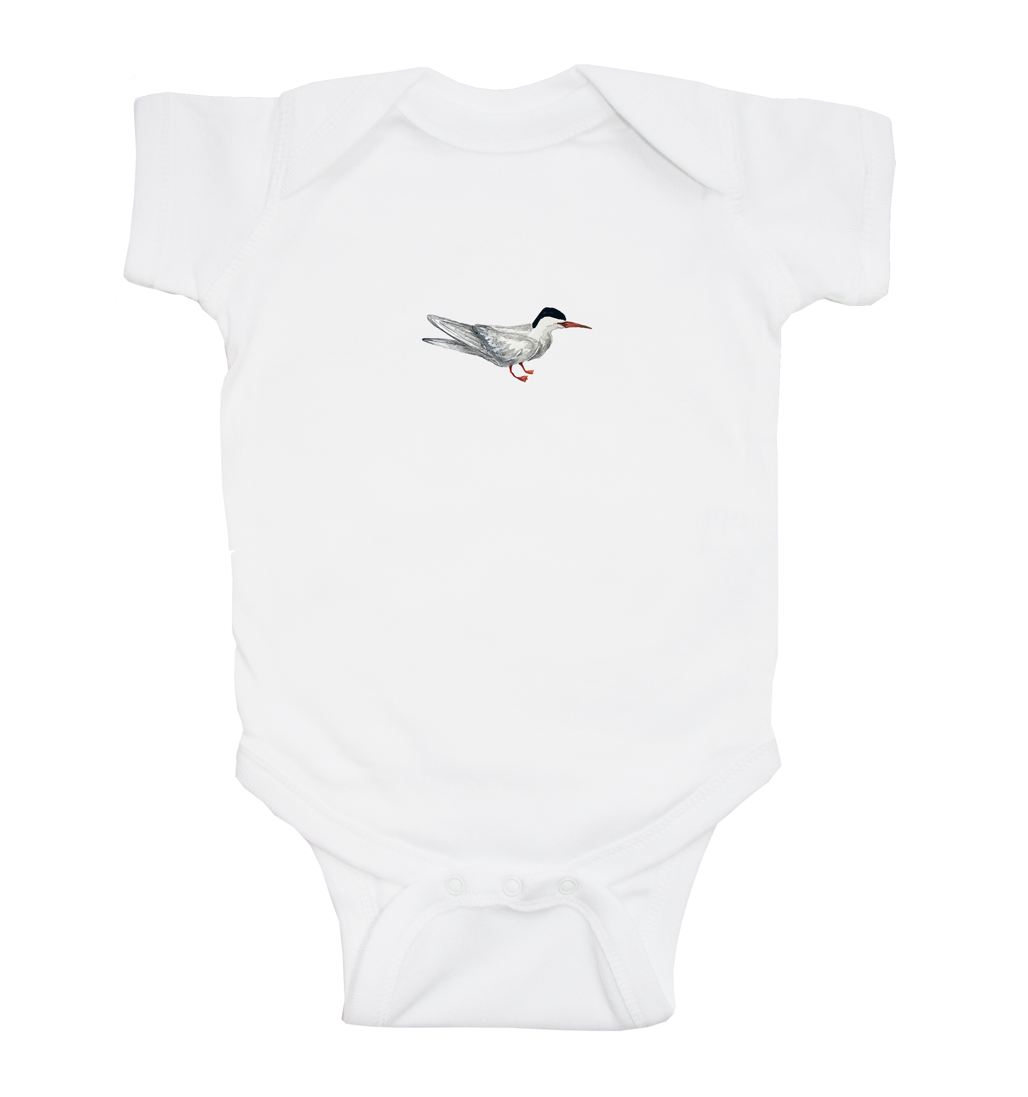 common tern baby snap up short sleeve