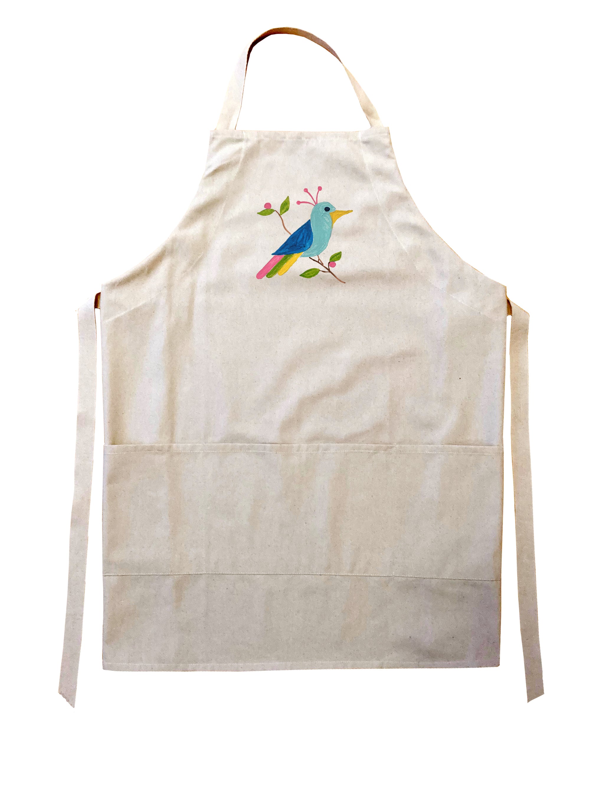 mahjong bird apron
