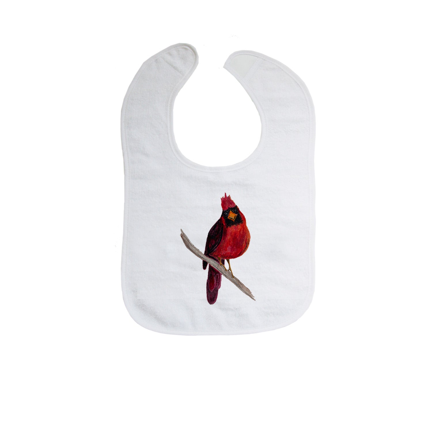 happy cardinal bib