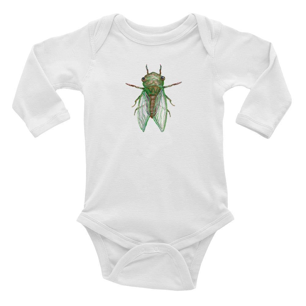cicada baby snap up long sleeve