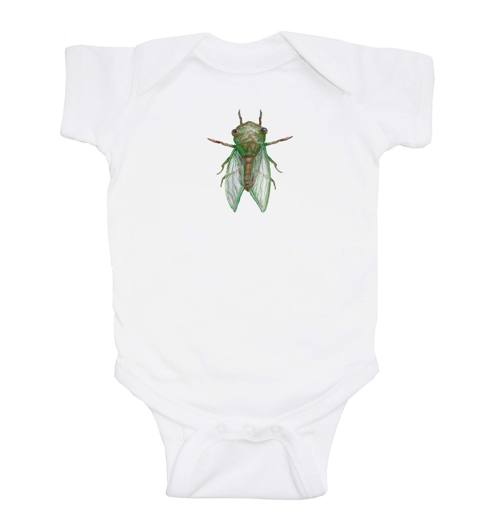 cicada baby snap up short sleeve