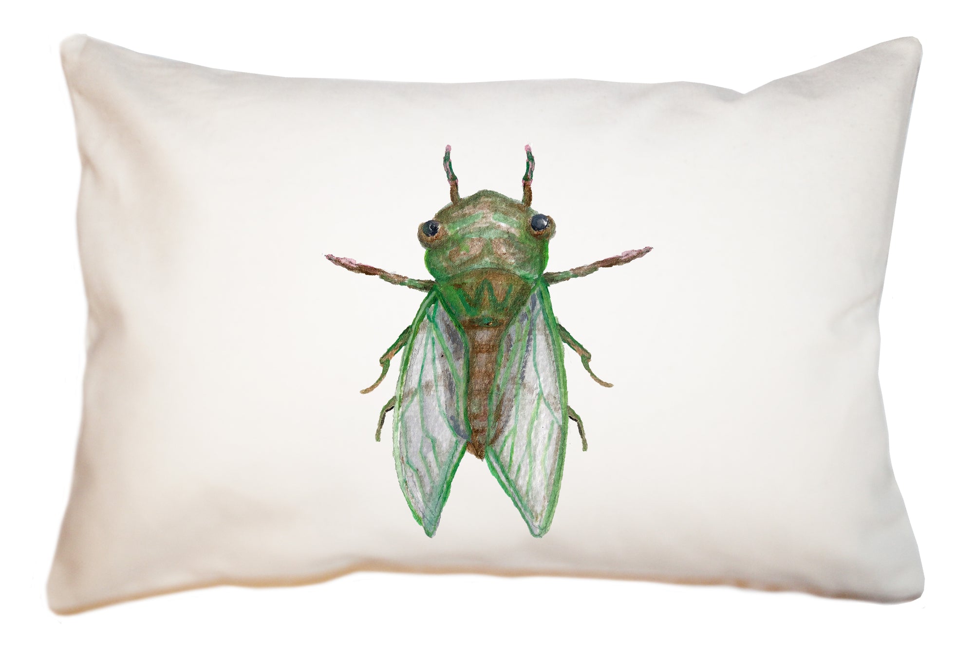cicada large rectangle pillow