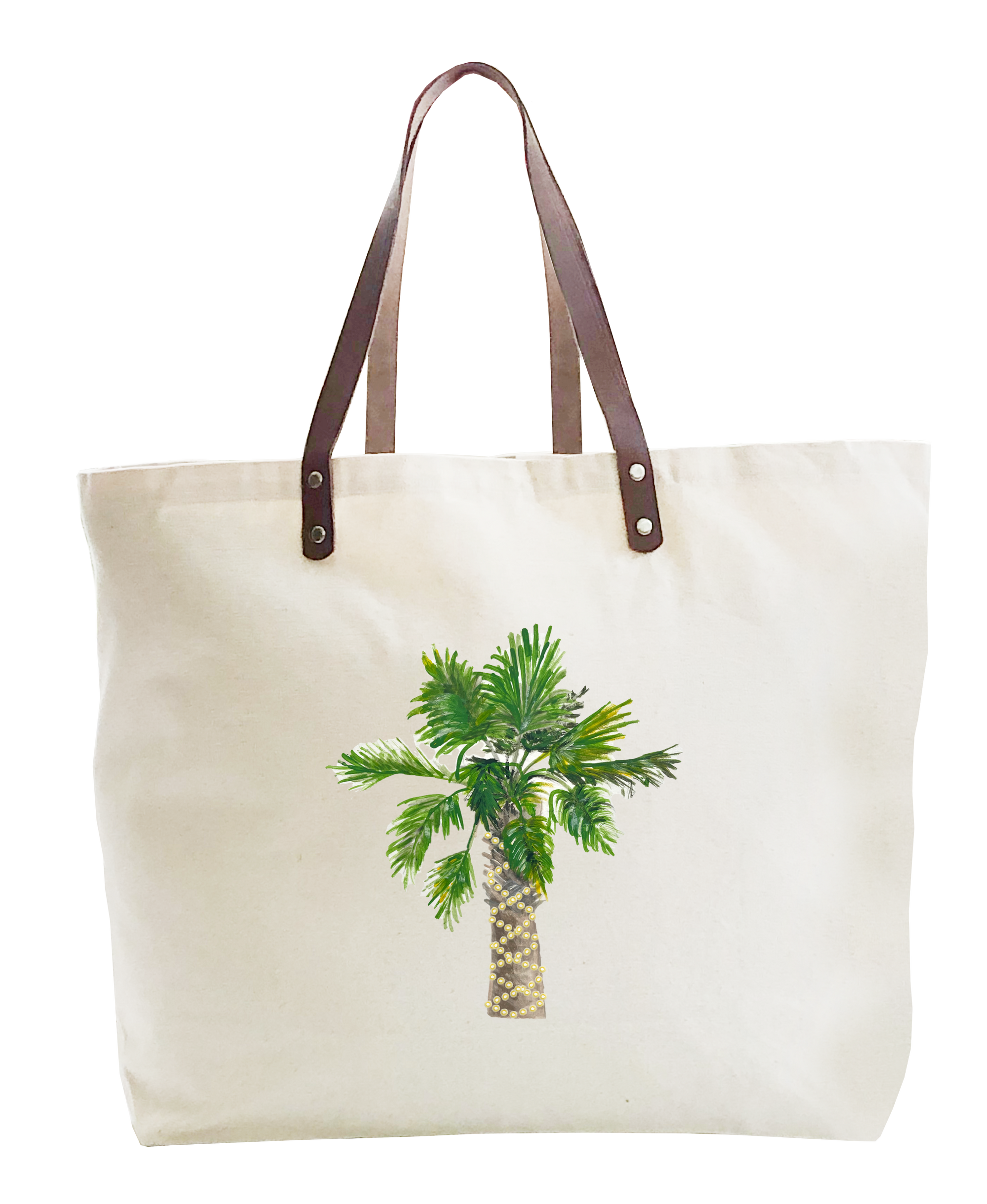 palmetto with lights large tote