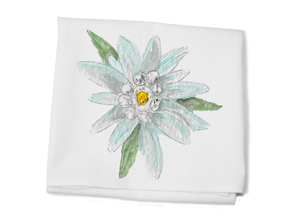 edelweiss flour sack towel