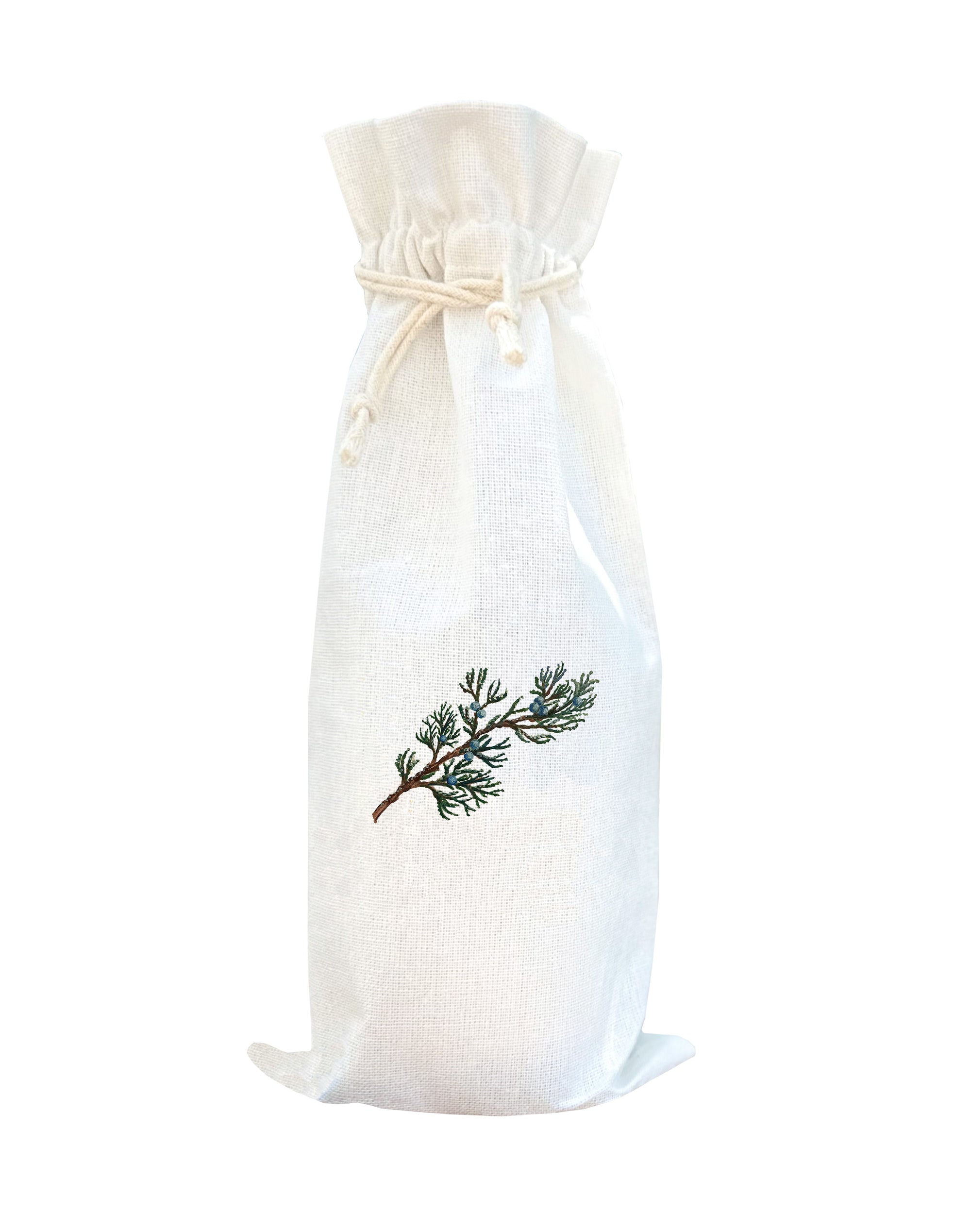 juniper branch wine bag