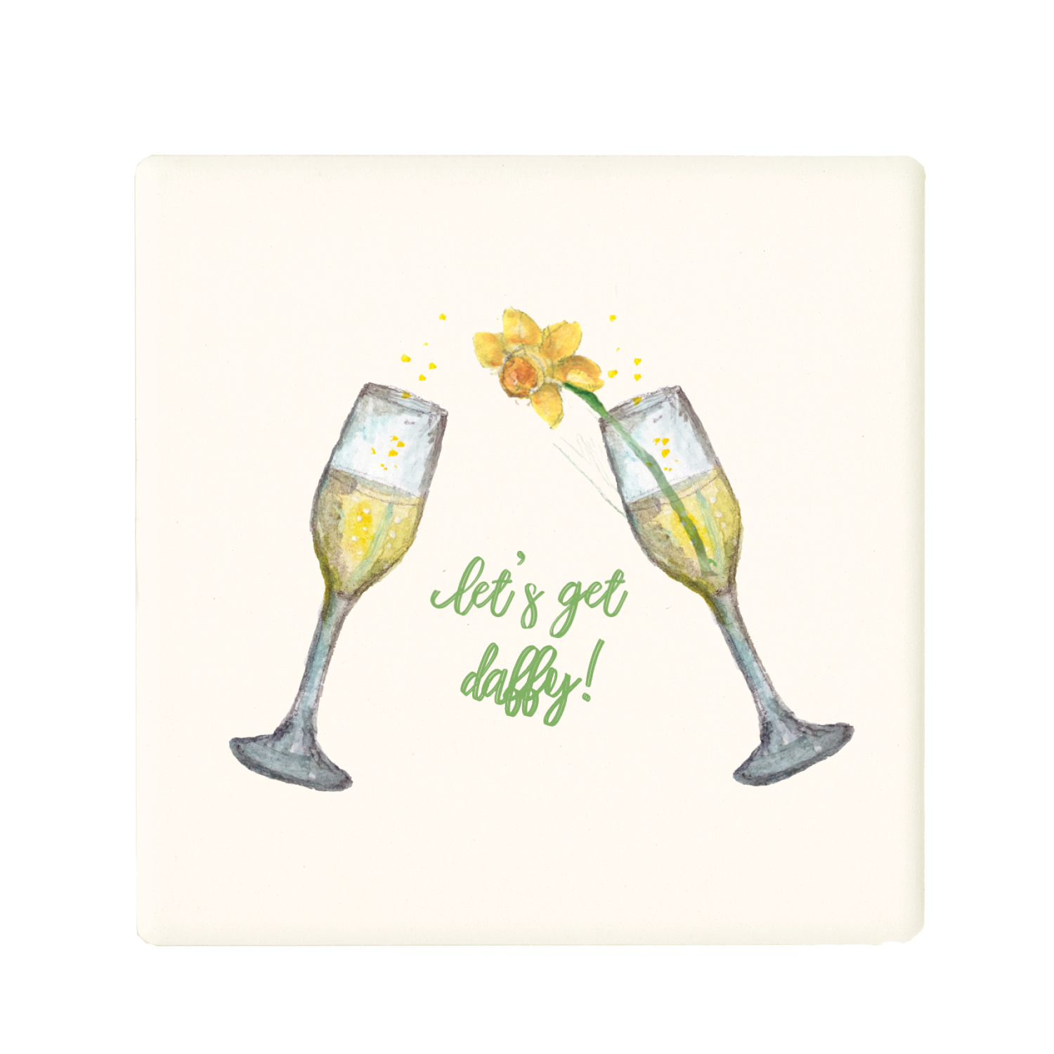 let's get daffy coaster