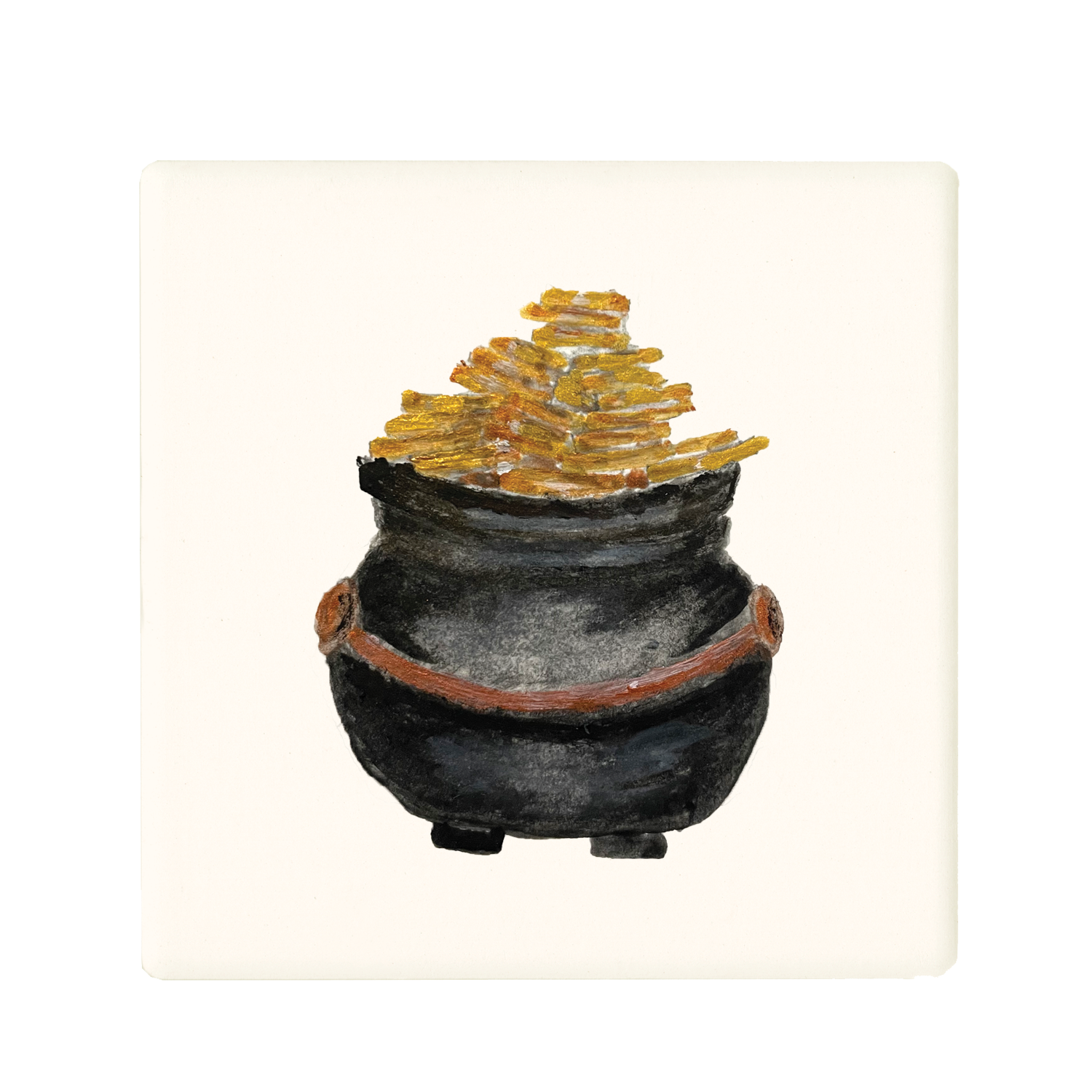 pot of gold coaster