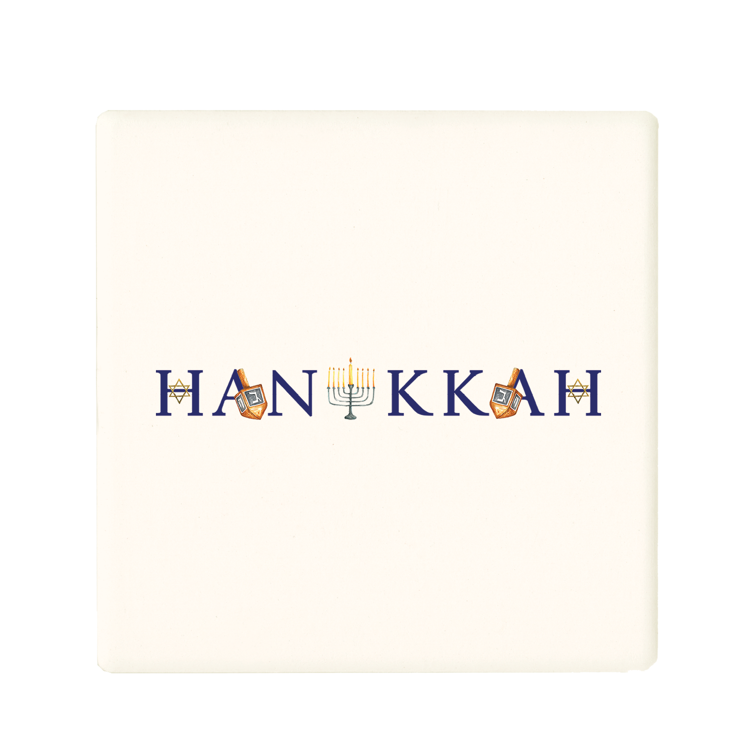 hanukkah coaster