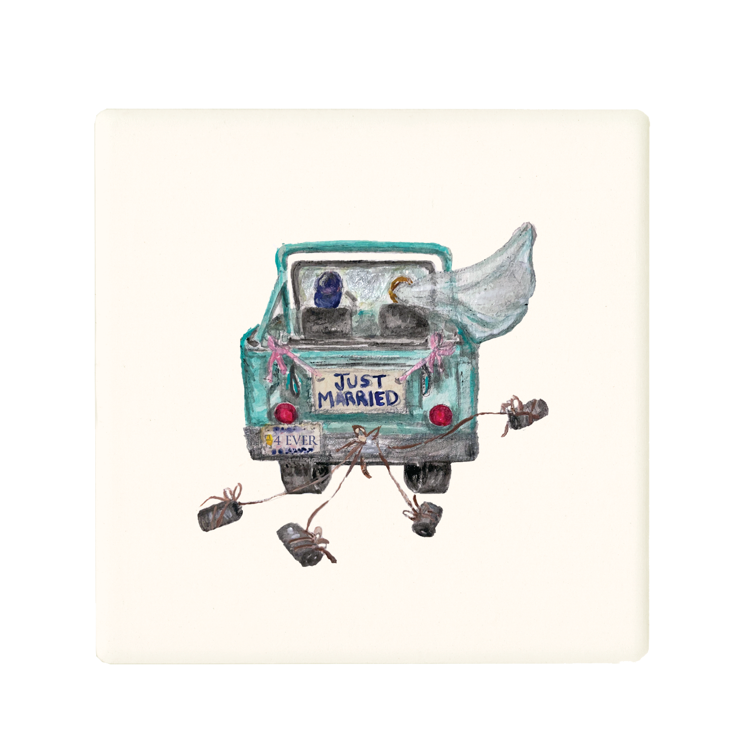 just married 4 ever jeep coaster