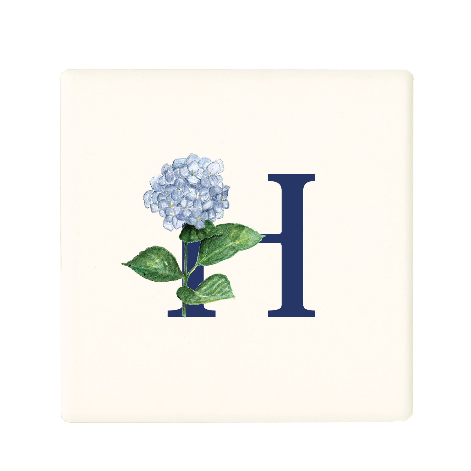 nautical alphabet - H coaster