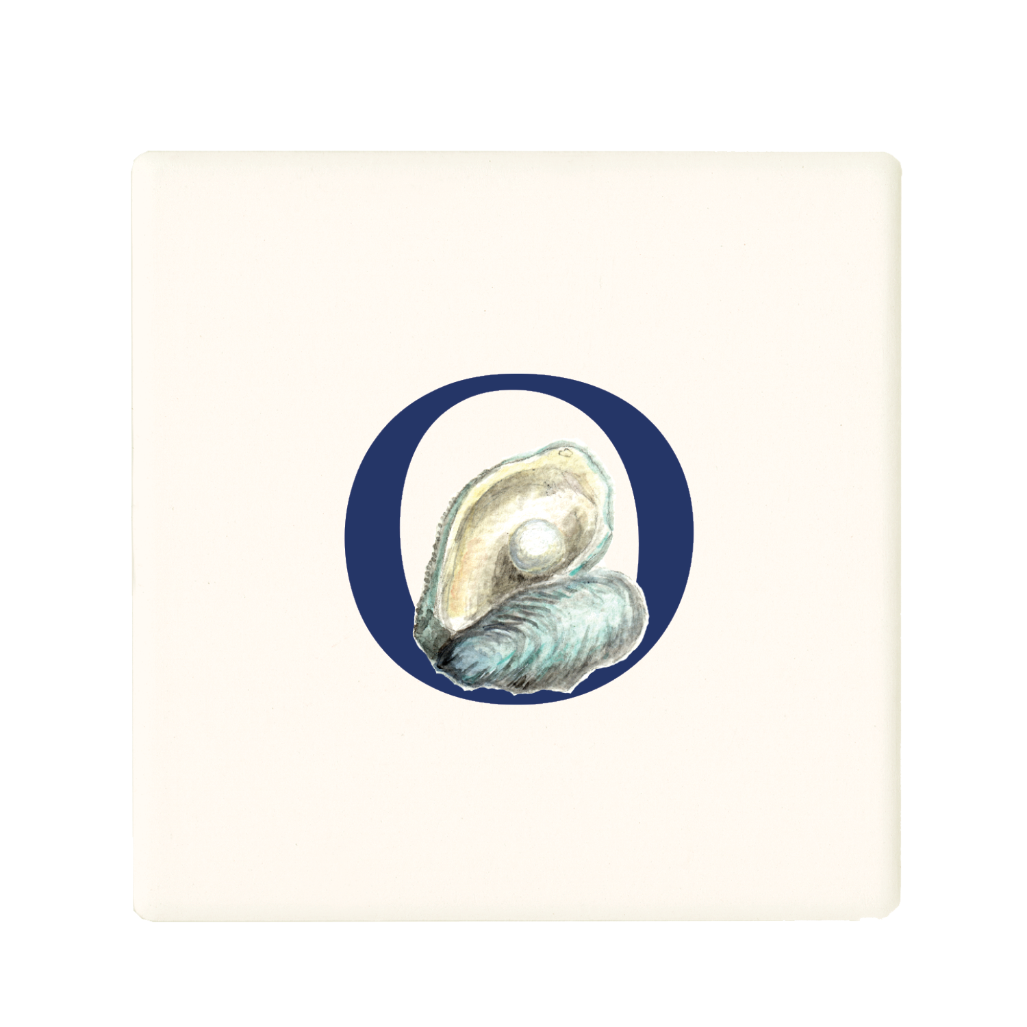 nautical alphabet - O coaster