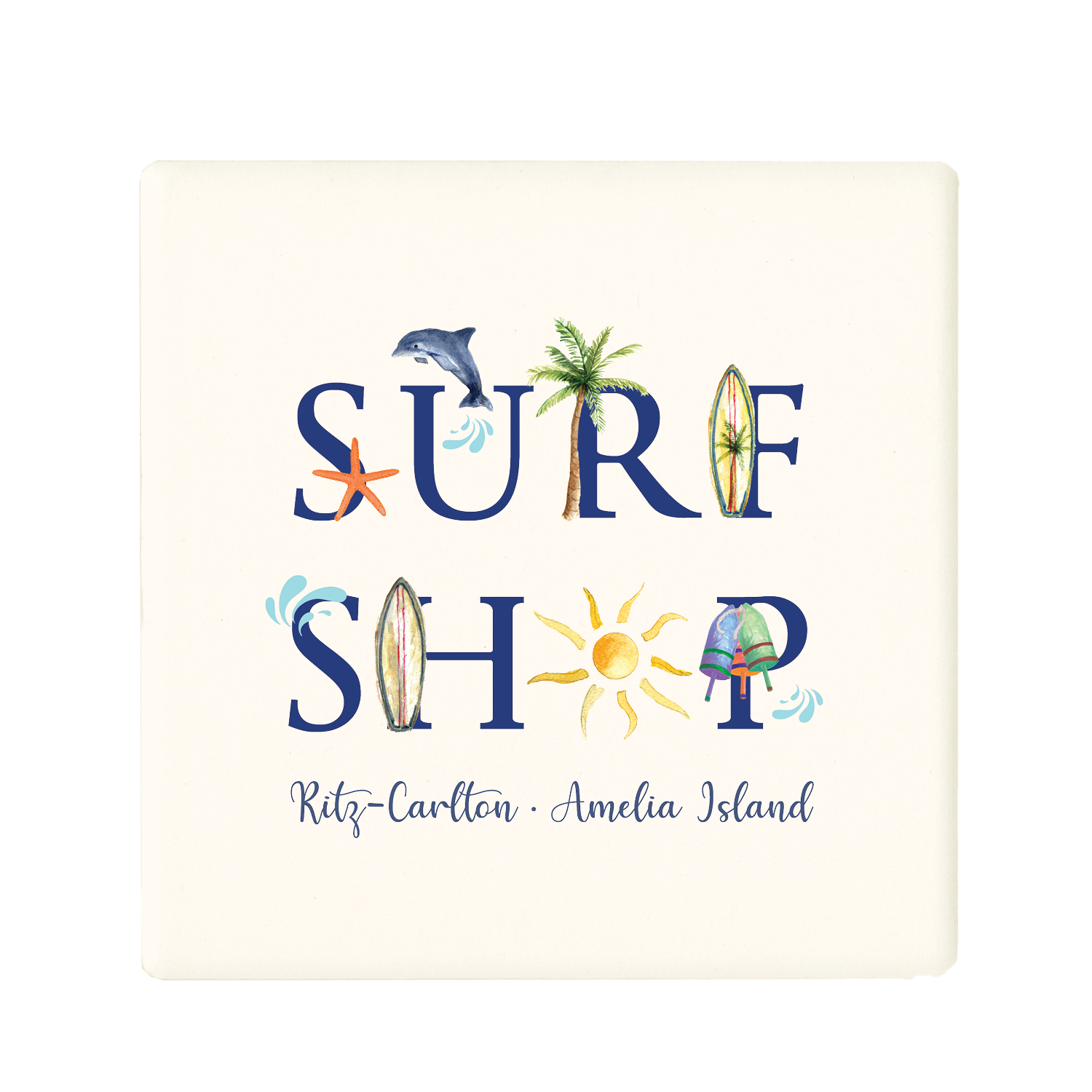 surf shop ritz carlton coaster