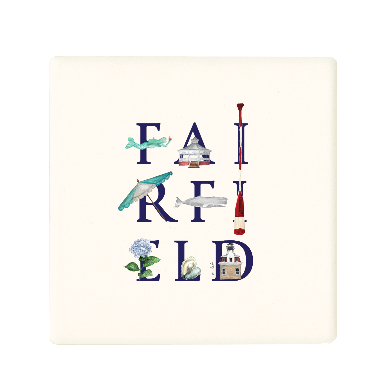 fairfield stacked coaster