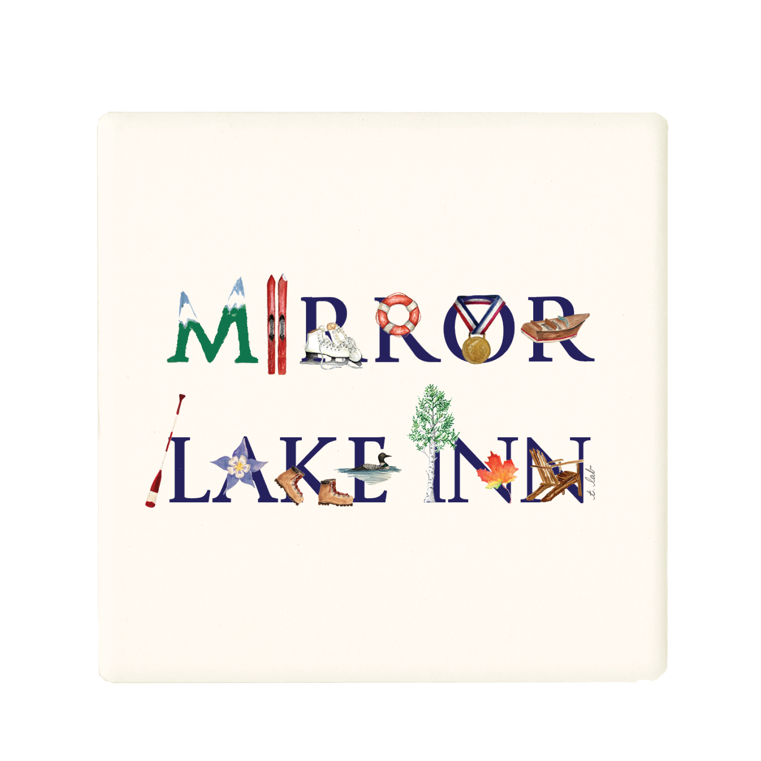 mirror lake inn coaster
