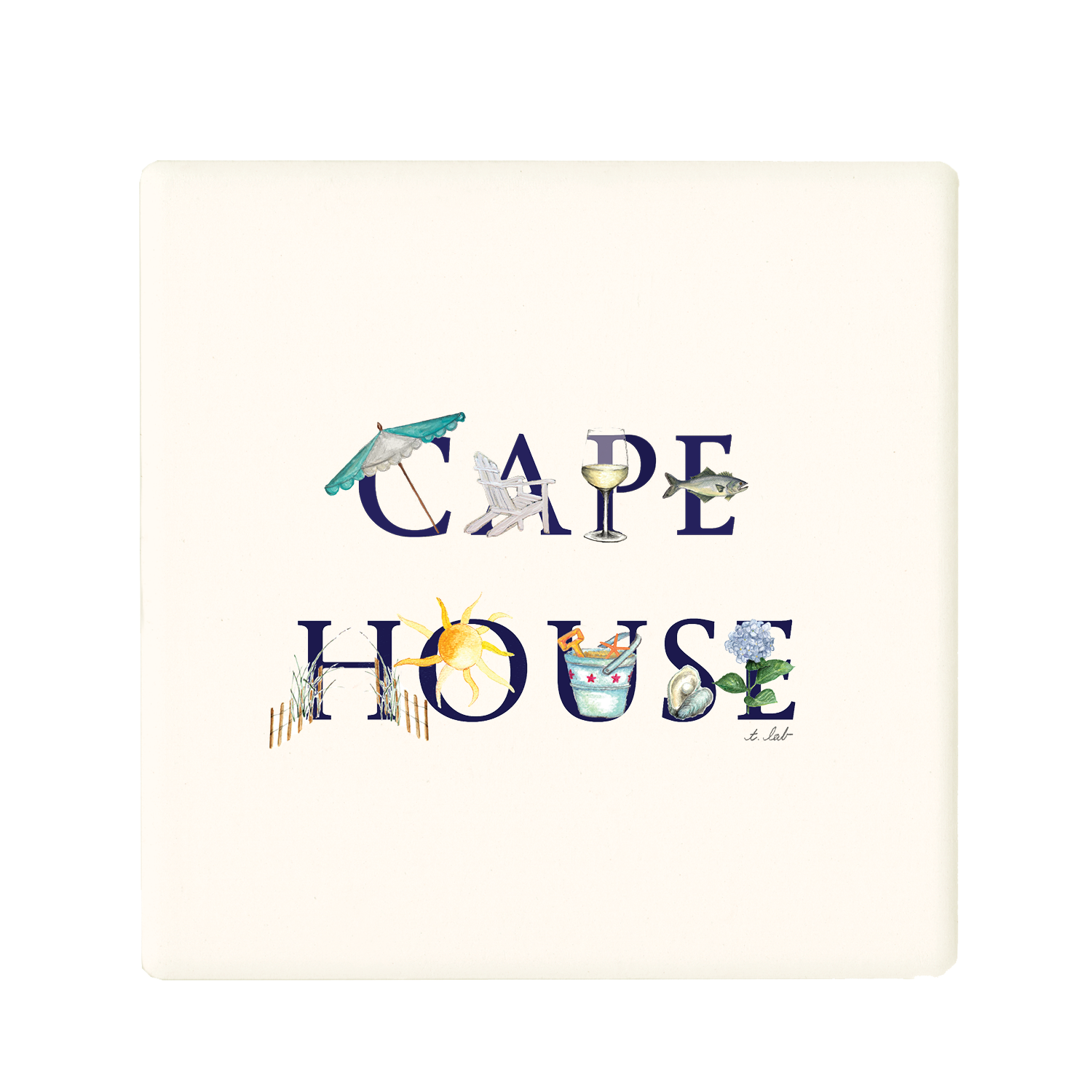 cape house coaster