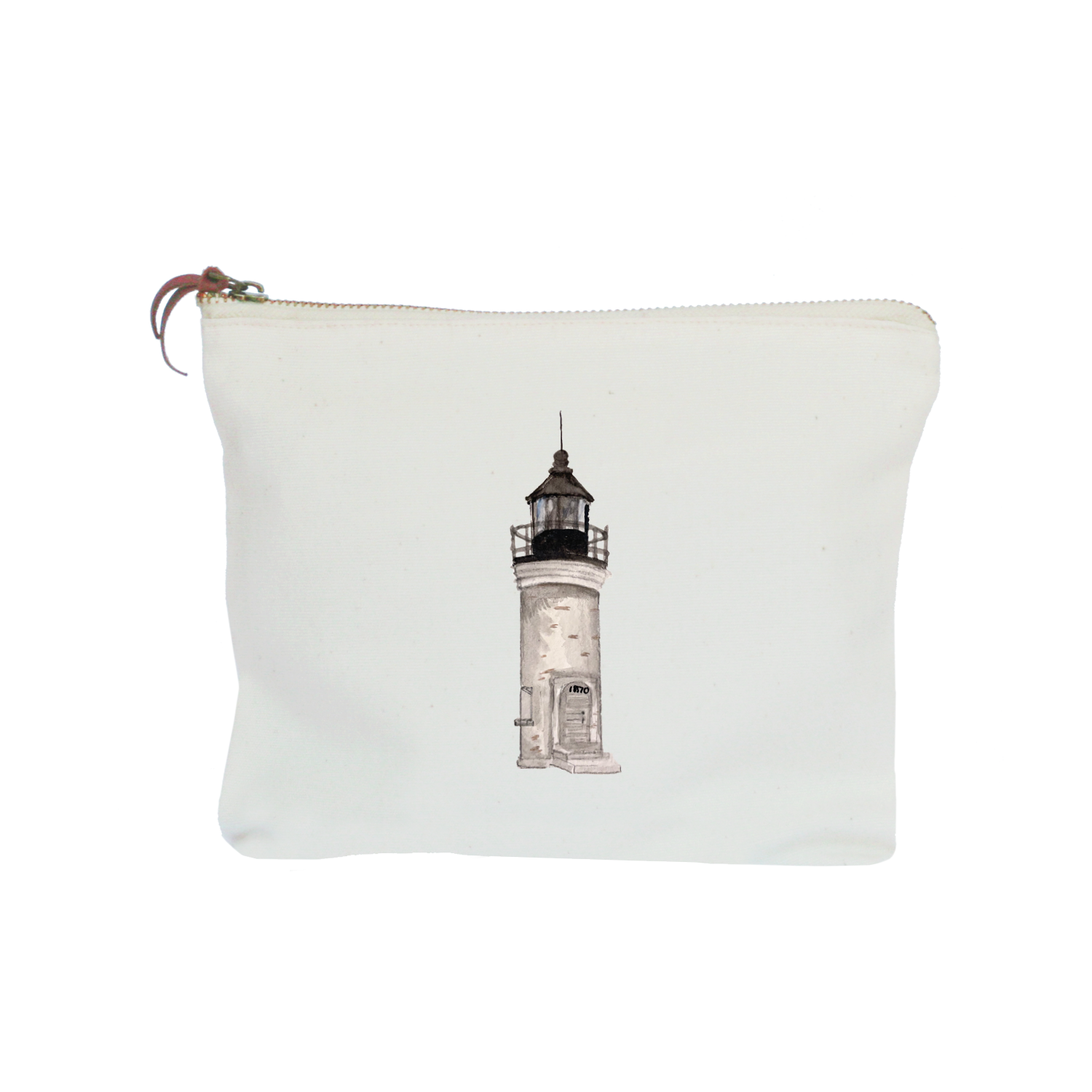 beaver Island lighthouse zipper pouch