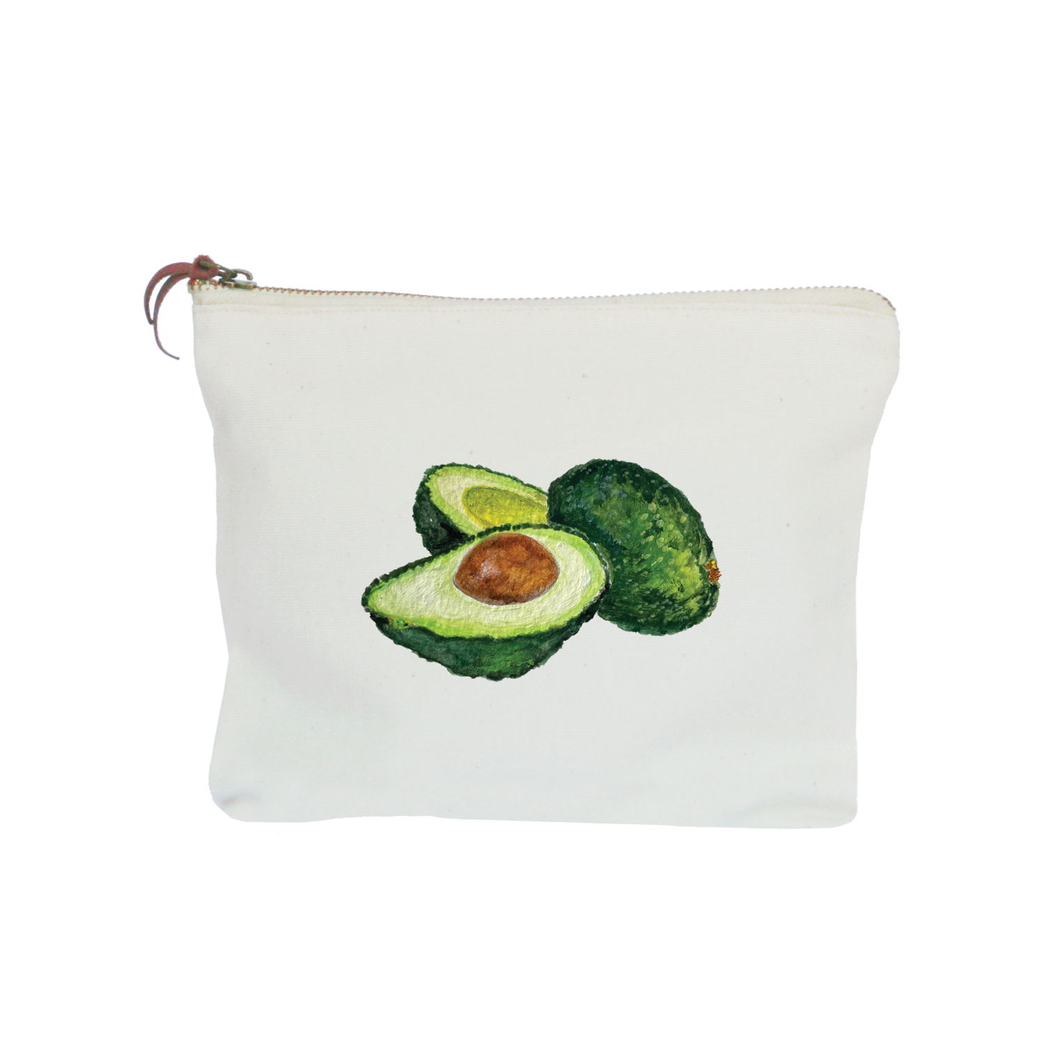 avocado zipper pouch